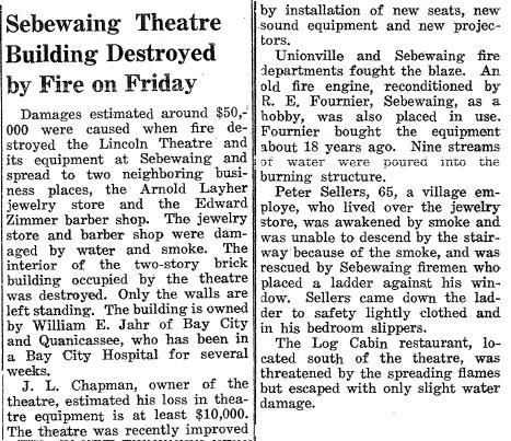 Lincoln Theatre - 1940 Article From James